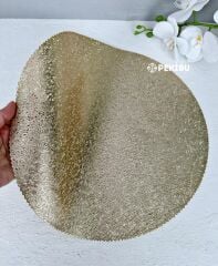 LATEKS 6'LI YUVARLAK SUPLA HASIR GOLD