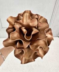 KAHVE YAPAY LATEKS EVA ÇİÇEK