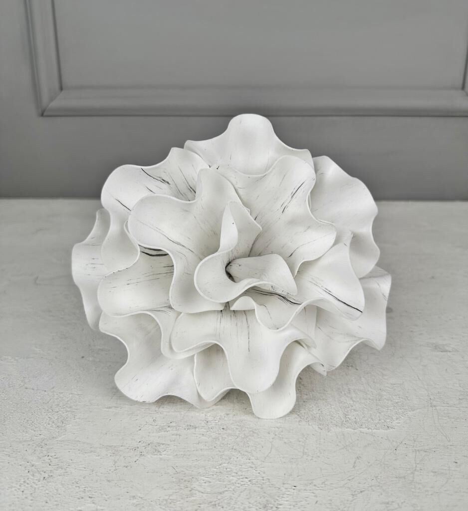 BEYAZ YAPAY LATEKS EVA ÇİÇEK