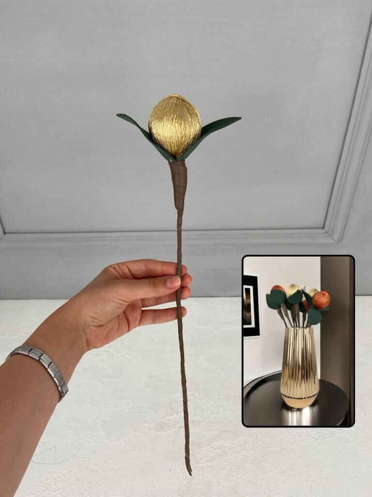 YAPAY LATEKS TOP ÇİÇEK GOLD