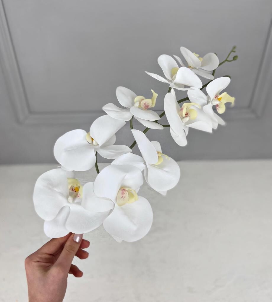 BEYAZ YAPAY ISLAK ORKİDE DALI BÜYÜK