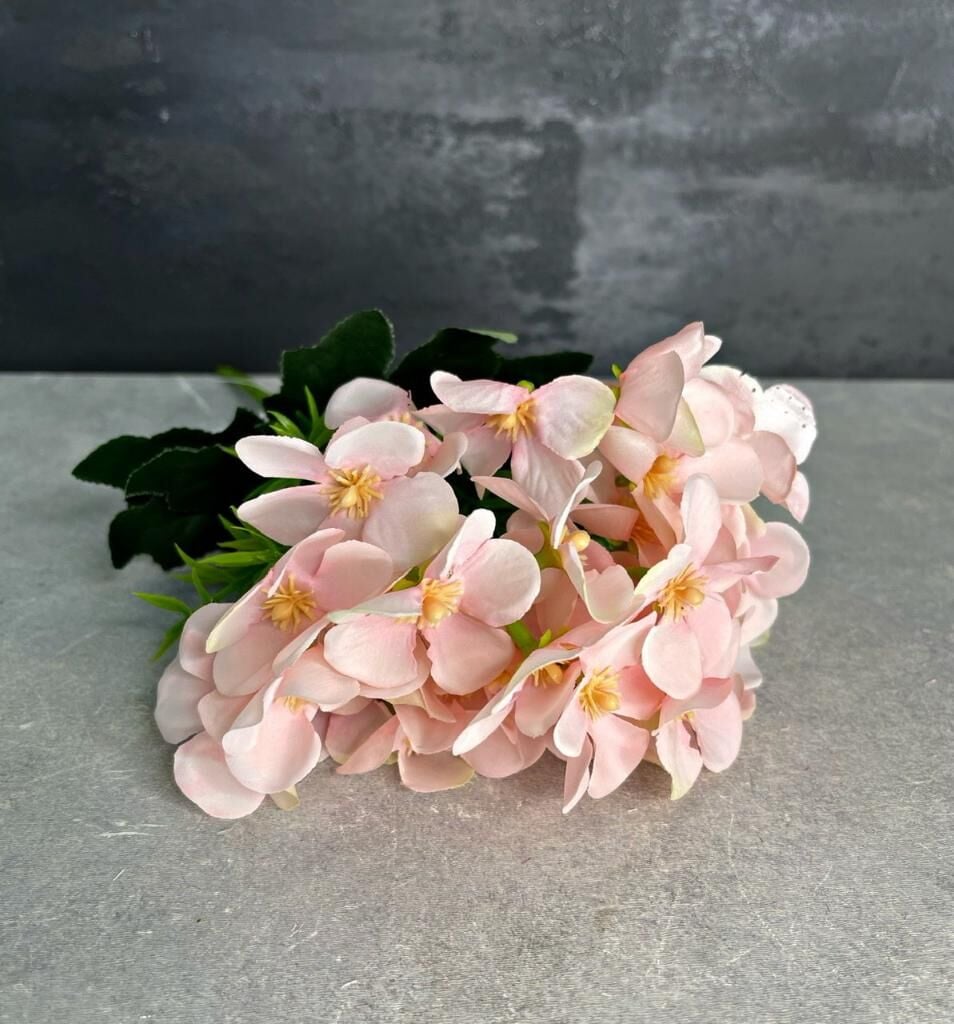 KÜÇÜK YAPAY ORTANCA BUKETİ PEMBE