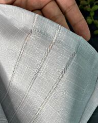 ŞERİTLİ MASA ÖRTÜSÜ GRİ 160x220 CM