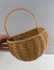 RATTAN ÇİÇEKLİK KAPI DUVAR BALKON SEPETİ BÜYÜK BOY