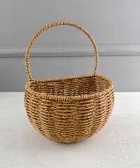 RATTAN ÇİÇEKLİK KAPI DUVAR BALKON SEPETİ BÜYÜK BOY