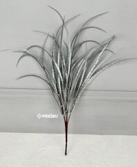 YAPAY UZUN DÜZ ÇİÇEK GÜMÜŞ