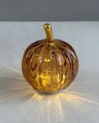 LED IŞIKLI CAM KABAK DEKOR KAHVE