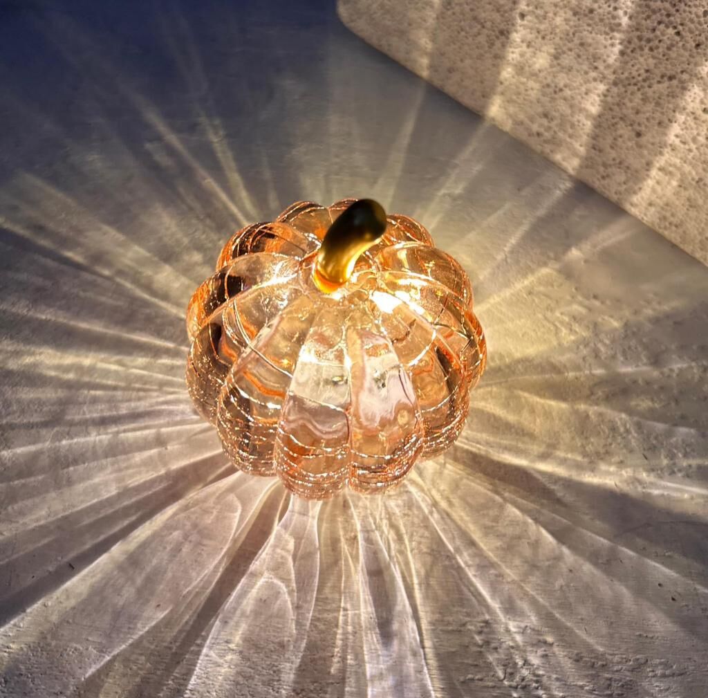 LED IŞIKLI CAM KABAK DEKOR SOMON