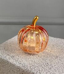 LED IŞIKLI CAM KABAK DEKOR SOMON