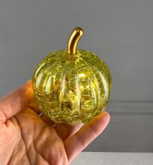 LED IŞIKLI CAM KABAK DEKOR YEŞİL