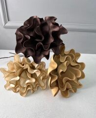 MAT KUM BEJİ YAPAY LATEKS EVA ÇİÇEK