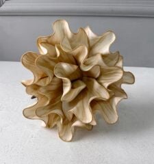 BEYAZLI BEJ YAPAY LATEKS EVA ÇİÇEK