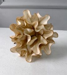 BEYAZLI BEJ YAPAY LATEKS EVA ÇİÇEK