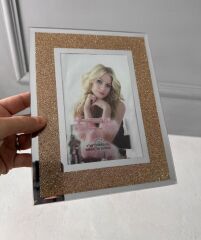 GOLD SİMLİ AYNALI ÇERÇEVE 10X15 CM