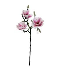 LÜKS 3 KAFALI ISLAK MANOLYA DALI PEMBE 55 CM