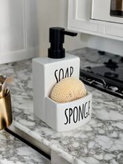 SERAMİK SOAP SABUNLUK SÜNGERLİ