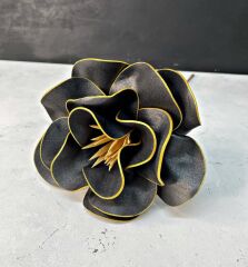 LATEKS EVA ÇİÇEK SİYAH