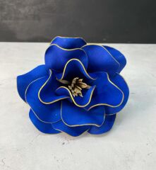 LATEKS EVA ÇİÇEK SAKS MAVİ