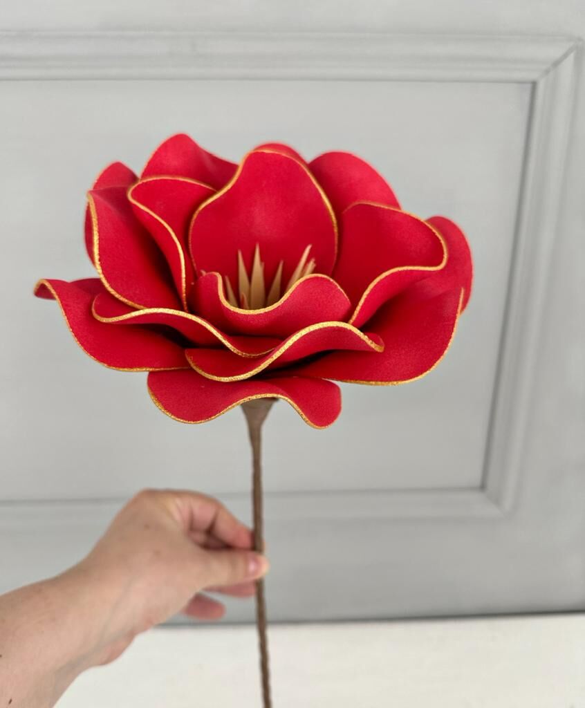 LATEKS EVA ÇİÇEK KIRMIZI