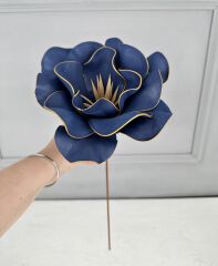 LATEKS EVA ÇİÇEK KOYU LACİVERT