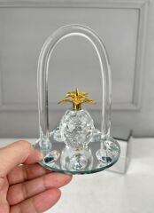 KRİSTAL GÖKKUŞAĞI MODEL STANTLI ANANAS GOLD