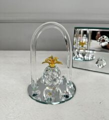 KRİSTAL GÖKKUŞAĞI MODEL STANTLI ANANAS GOLD