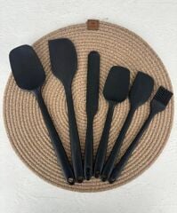 6'LI SİLİKON SPATULA SETİ SİYAH