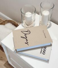 2'Lİ KUMAŞ KAPLI DEKORATİF KİTAP KUTUSU SETİ