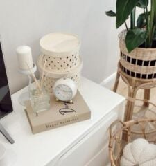 2'Lİ KUMAŞ KAPLI DEKORATİF KİTAP KUTUSU SETİ