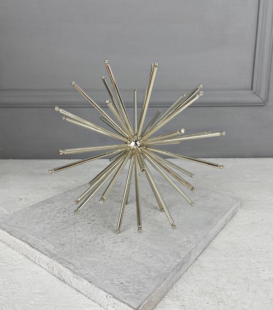 LÜKS KİRPİ DEKOR GÜMÜŞ