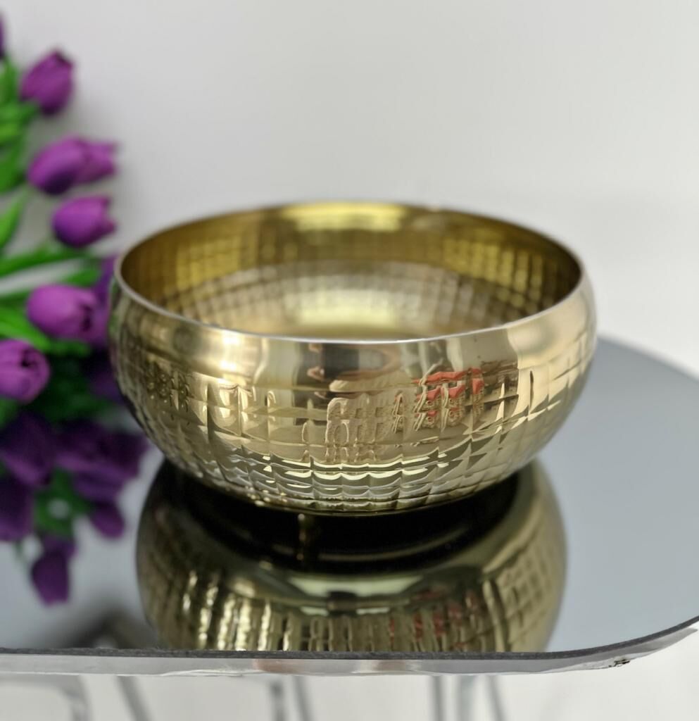 LÜKS PASLANMAZ ÇELİK SAKSI KARE DESEN ESKİTME 25 CM