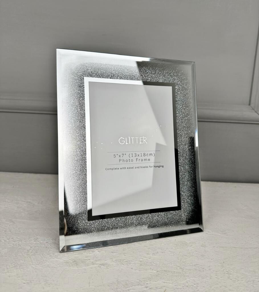 AYNALI SİMLİ ÇERÇEVE GÜMÜŞ 13X18 CM