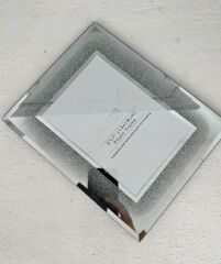 AYNALI SİMLİ ÇERÇEVE GÜMÜŞ 13X18 CM