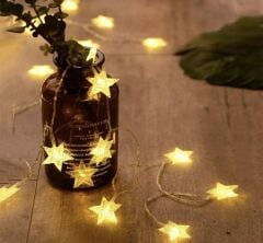 YILDIZLI PİLLİ LED IŞIKLAR 2 METRE