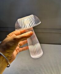 MANTAR MODEL PİLLİ LED LAMBA 15 CM