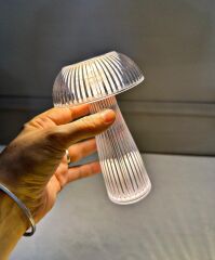 MANTAR MODEL PİLLİ LED LAMBA 15 CM