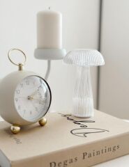 MANTAR MODEL PİLLİ LED LAMBA 15 CM