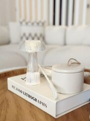 MANTAR MODEL PİLLİ LED LAMBA 15 CM