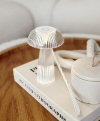 MANTAR MODEL PİLLİ LED LAMBA 15 CM