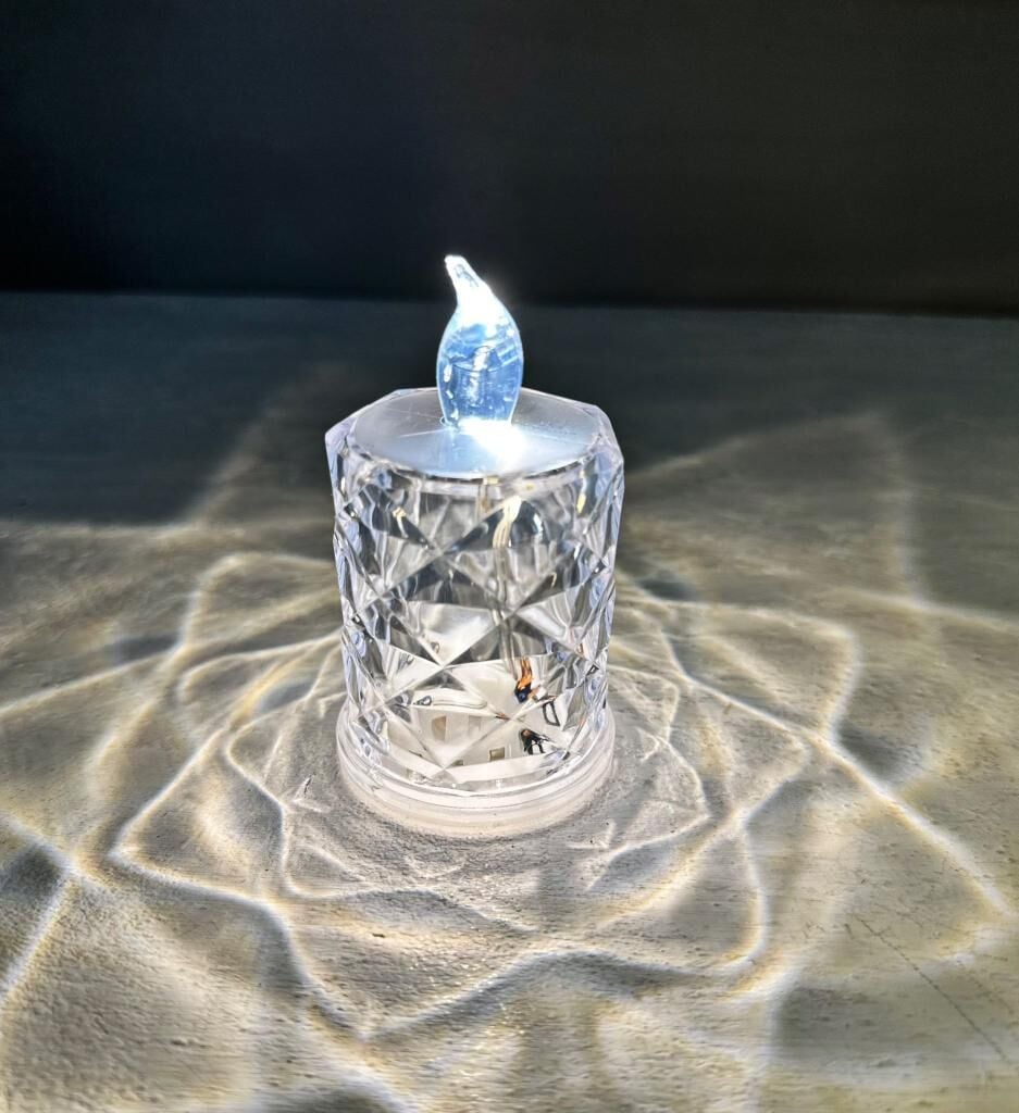 PRİZMA PİLLİ LED MUM 9 CM