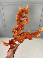 UZUN YAPAY SONBAHAR YAPRAK BUKETİ TURUNCU