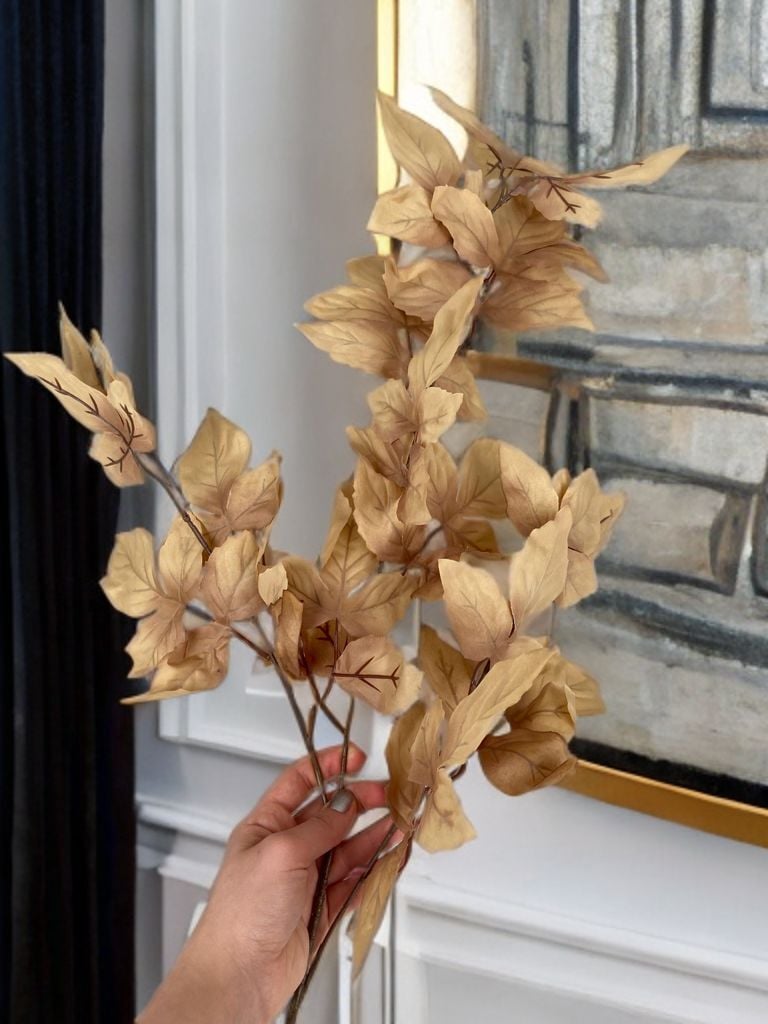 UZUN YAPAY SONBAHAR YAPRAK BUKETİ VİZON