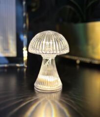 MANTAR MODEL PİLLİ LED LAMBA 10 CM