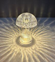 MANTAR MODEL PİLLİ LED LAMBA 10 CM