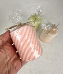 3'LÜ BURGU MODEL KOKULU MUM SETİ RENKLİ