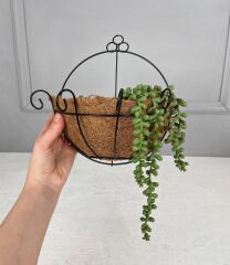 COCO ASKILI KAPI DUVAR BALKON SEPETİ ÇİÇEKLİK KÜÇÜK BOY