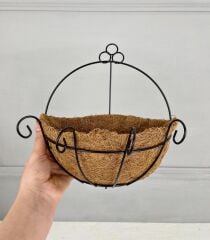 COCO ASKILI KAPI DUVAR BALKON SEPETİ ÇİÇEKLİK KÜÇÜK BOY
