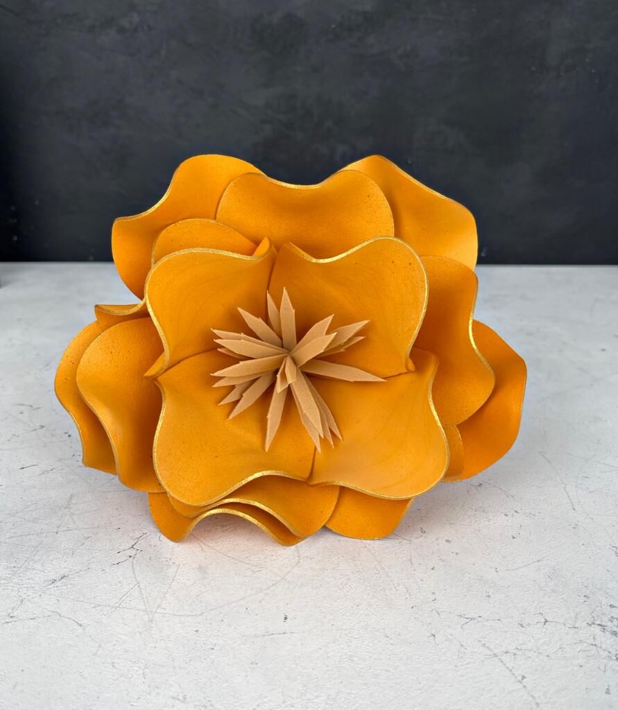 LATEKS EVA ÇİÇEK AÇIK TURUNCU